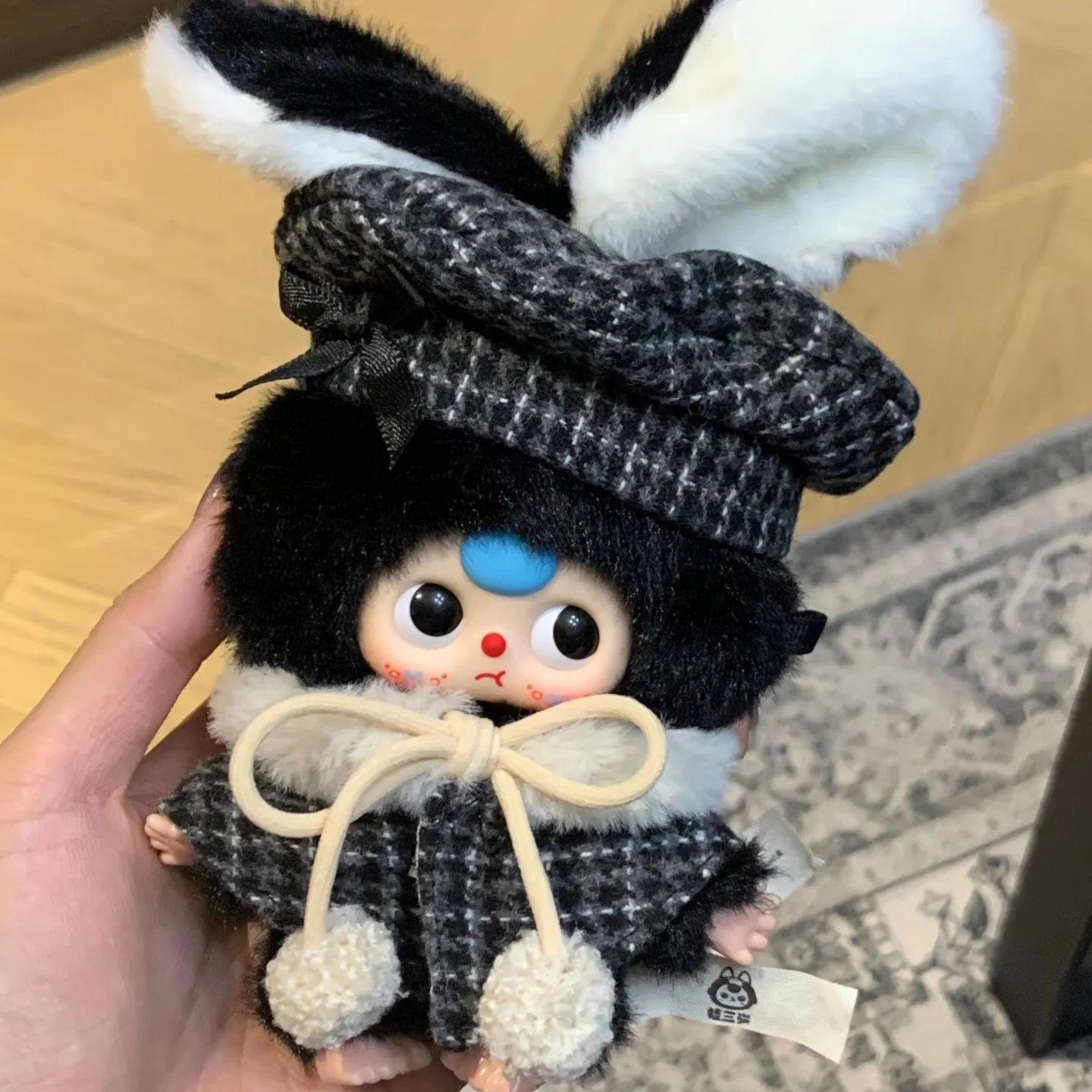 

New Hot Baby Three Mini Little Rabbit Trendy Play Blind Box Cute Handmade Doll Girl Gift Ornament Bag Pendant Toys Gifts