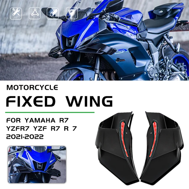 フェアリングアクセサリー に適合するヤマハ YZFR7 2021 2022 2023 2024 バイクガードシールド 保護カーボンフ EtchingFactoryWebShop