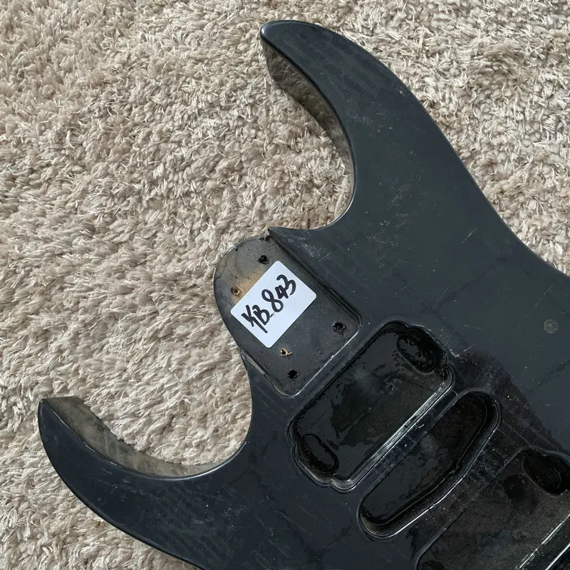 Ibanez Left Hand Floyd Rose Style Electric Guitar Body Unfinished Tremolo Style  Surface Damages and Dirty YB843