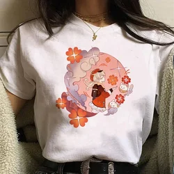 2024 Summer Funny Anime Genshin Impact Print T-shirts for Women Harajuku Streetwear Casual O-neck Short Sleeve Tops Unisex