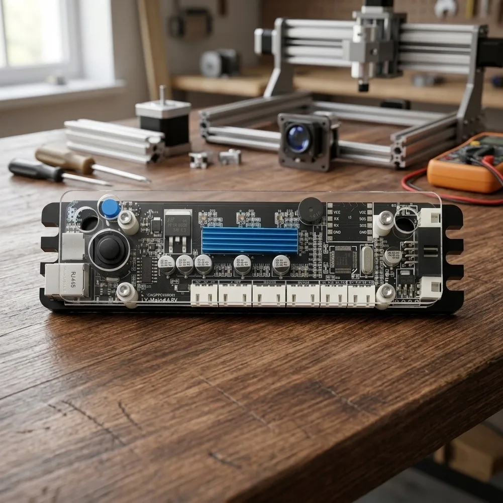 CNC Engraving Controller Board 32-bit For GRBL Firmware USB Interface Card Slot Dual-Axis Motion Control and Output