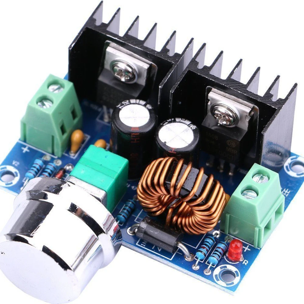 XH-M401 DC-DC step-down module XL4016E1 high-power DC voltage regulator with maximum 8A voltage stabilization