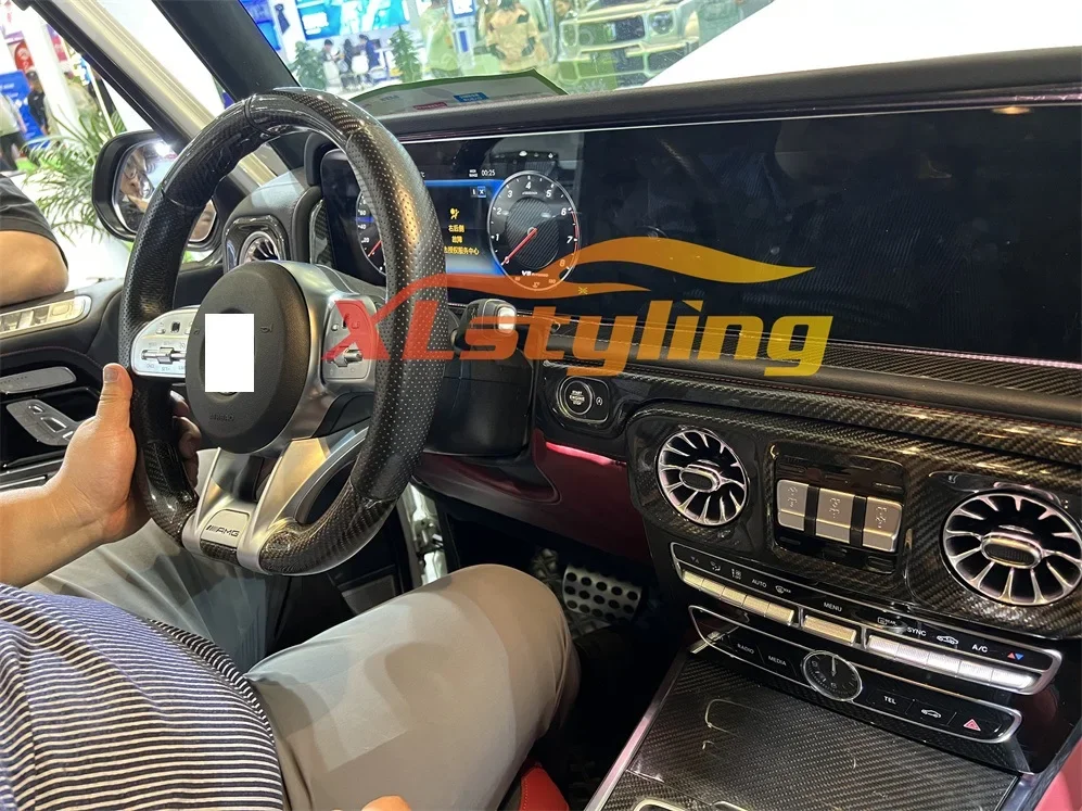 XLstyling Car Interior Zubehör Für W463 12-18G alt für neues Upgrade auf W464 Carbon Fiber Kit 2024 Look mit Sitzen