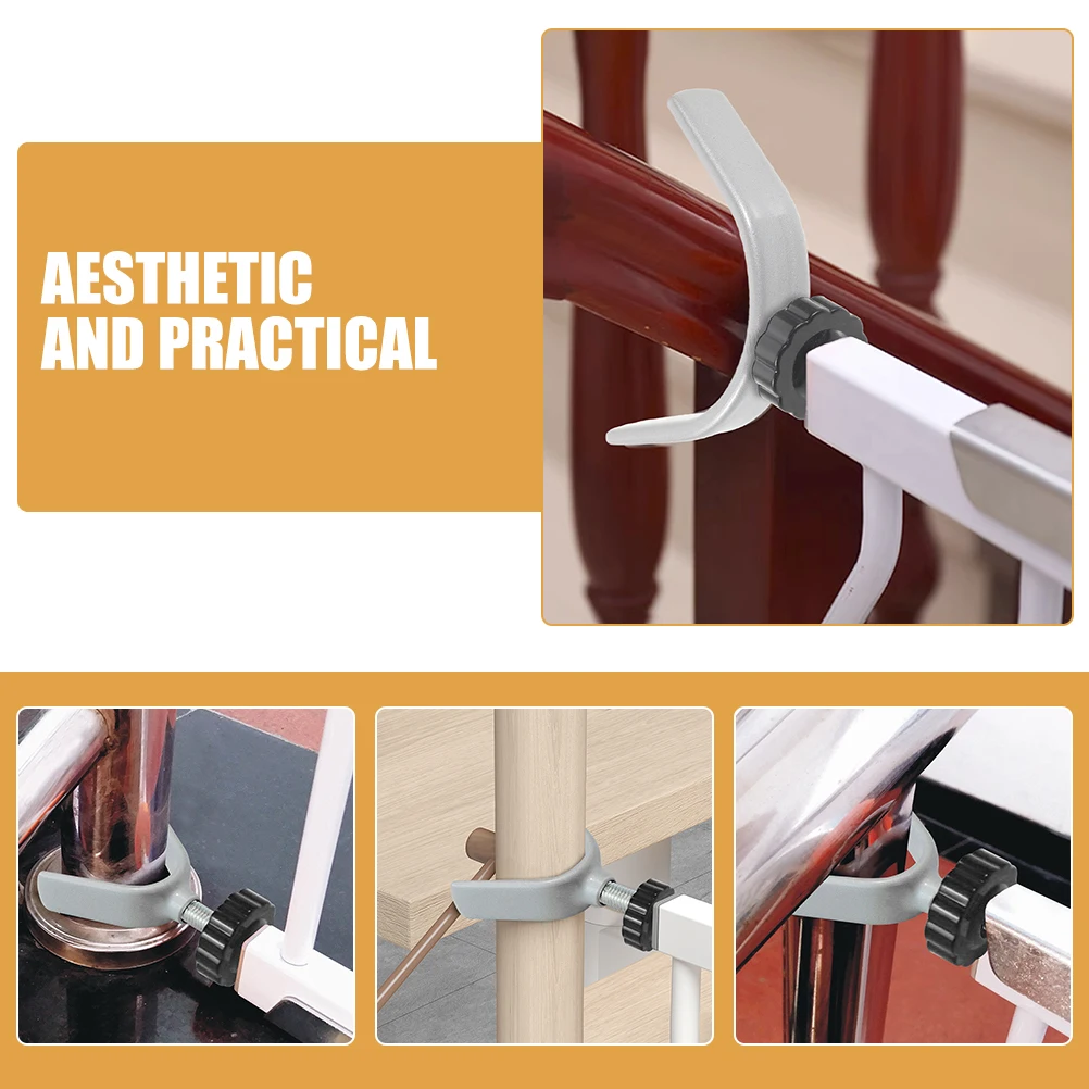 4 قطعة بوابة سلامة الطفل الحيوانات الأليفة الأجهزة الثقيلة تصاعد البراغي ل درج مزلاج الباب التوتر المسمار المغزل قضبان دائم داخلي