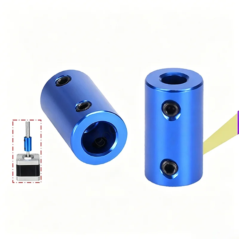 Picture 7: Aluminum Alloy Colored Coupling Length:25mm Specification:3~10 Full Series Rigid Coupling Set Screw Burgundy/Sky Blue/Royal Blue