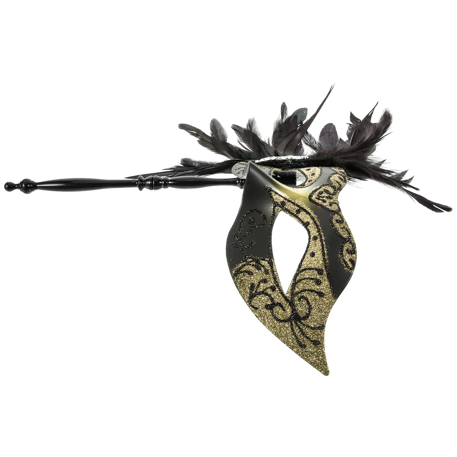 

Half Face Halloween Handheld Masquerade Costume Decorative For Cosplay Stage Halloween Prop Costume Party Mask On Stick Party