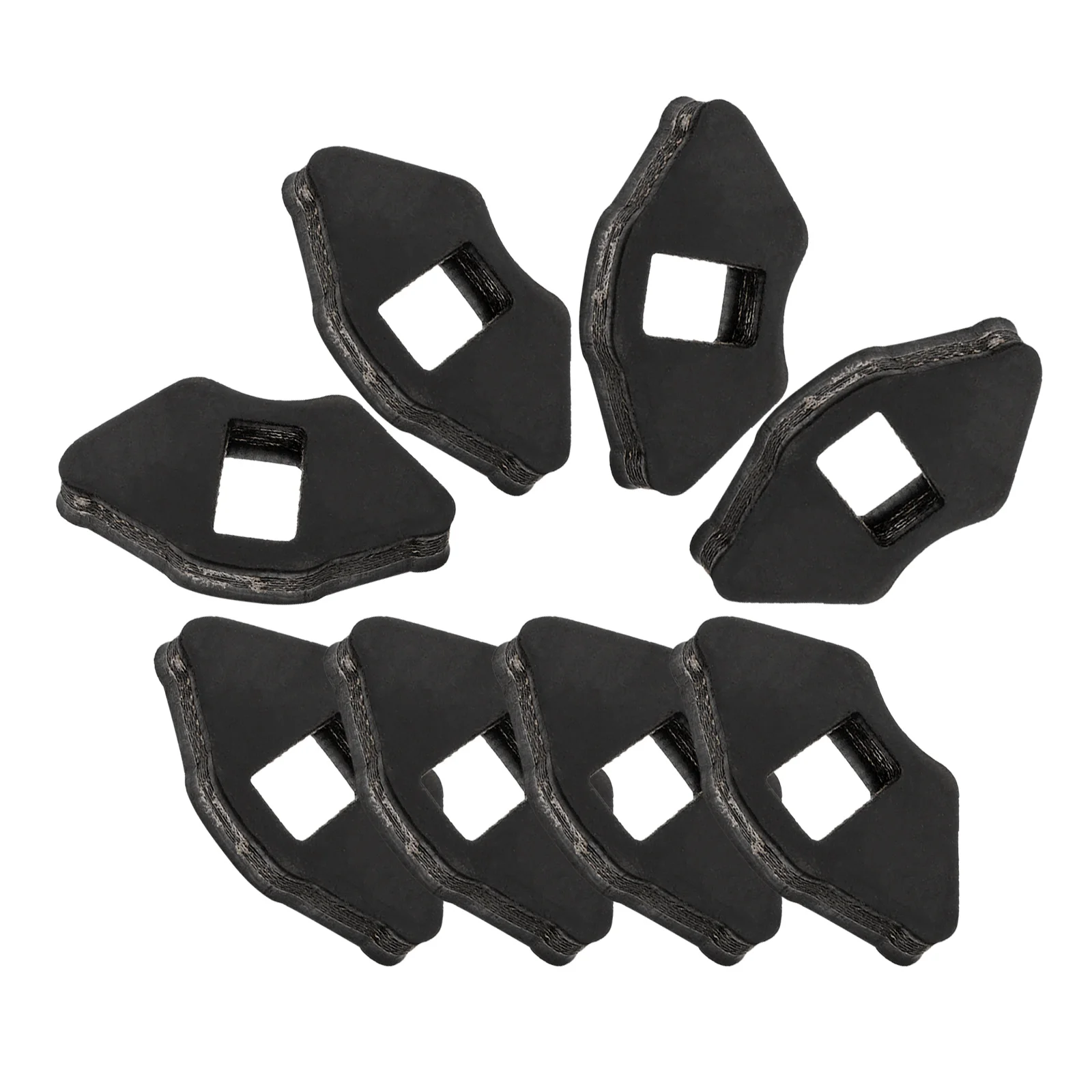 

8pcs Hub Bushing Motorcycle Rear Wheel Damper Dirt Bike Cushioning Rubber Replacement Parts Accessories Black Buffer Glue