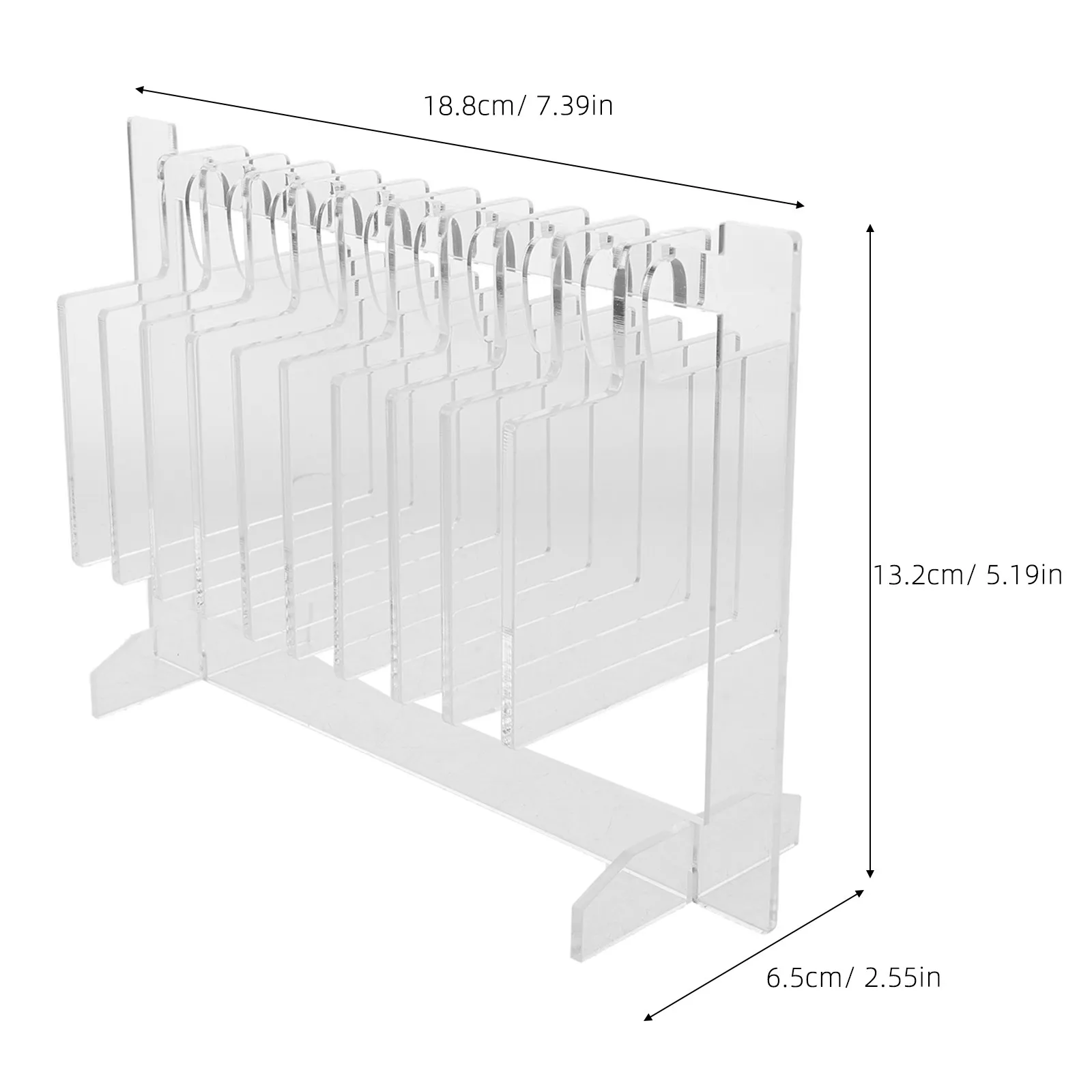 1Set Nail Display Stand Acrylic Nail Art Display Board False Tips Sample Holder Hanger Practice Board Manicure Polish Design