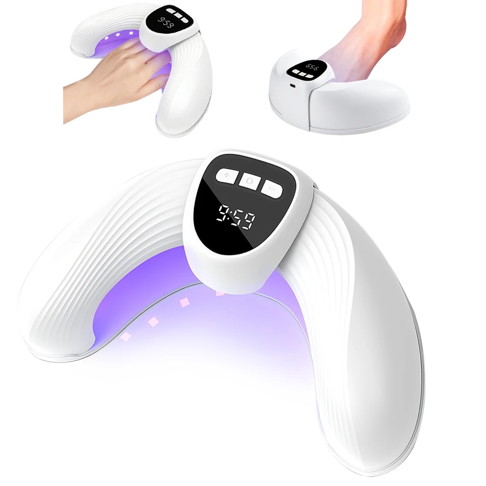 2-in-1 Nail Fungus Laser Device for Multiple Toenails Fingernails Electric Fungus Onychomycosis Remove Toenail Treatment Machine