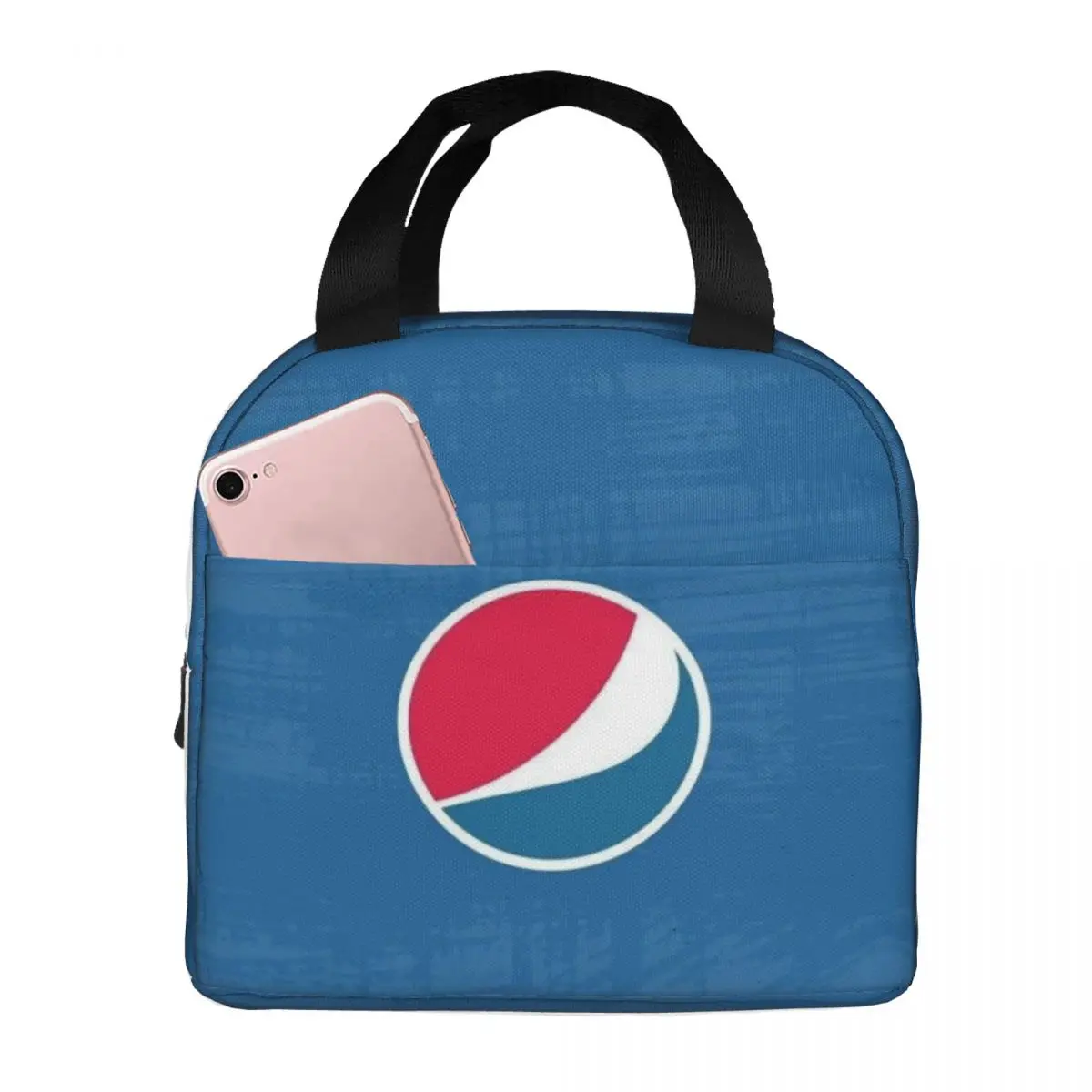 

P-Pepsi Lunch Bag for School Waterproof Picnic Thermal Cooler Insulated Lunch Box Women Kids Tote Bags