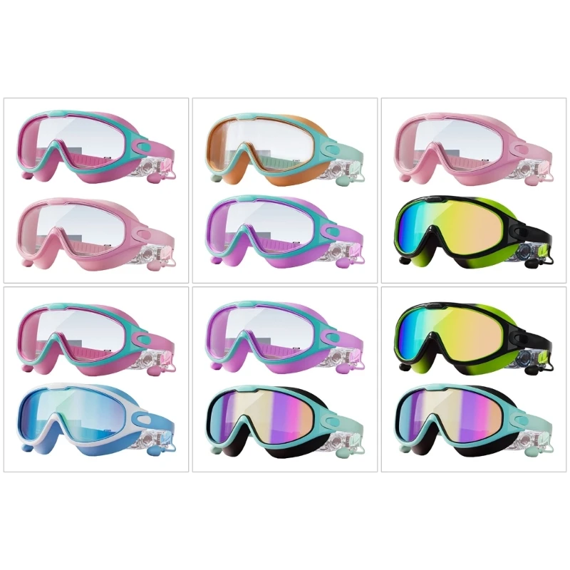 Q84C Children's Swim Eye Guard with Fog-Resistant Panels for Pool Time
