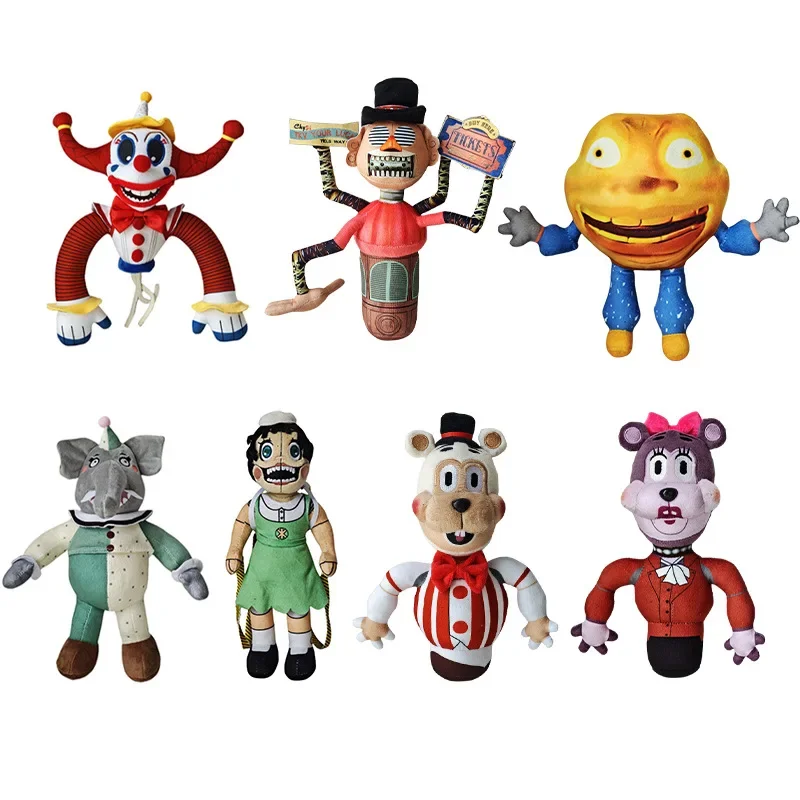 Muñeco de Peluche de 25CM del Joker del Juego FNAF, Muñeco de Peluche de Payaso Suave y Lindo, Decoración para Habitación, Regalo para Amigos y Fans