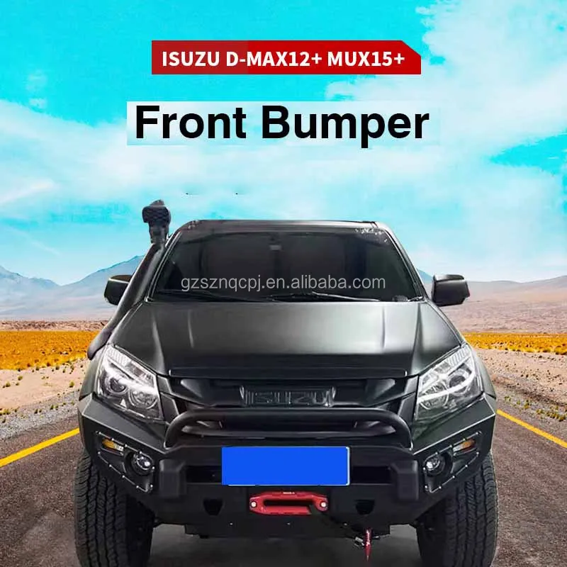 

Front Guard Bumper Bull Bar Nudge Bar for ISUZU DMAX Body Kit Bumper Accessories Off-Road Parts Sport 4X4 Pick up with Led Lamp