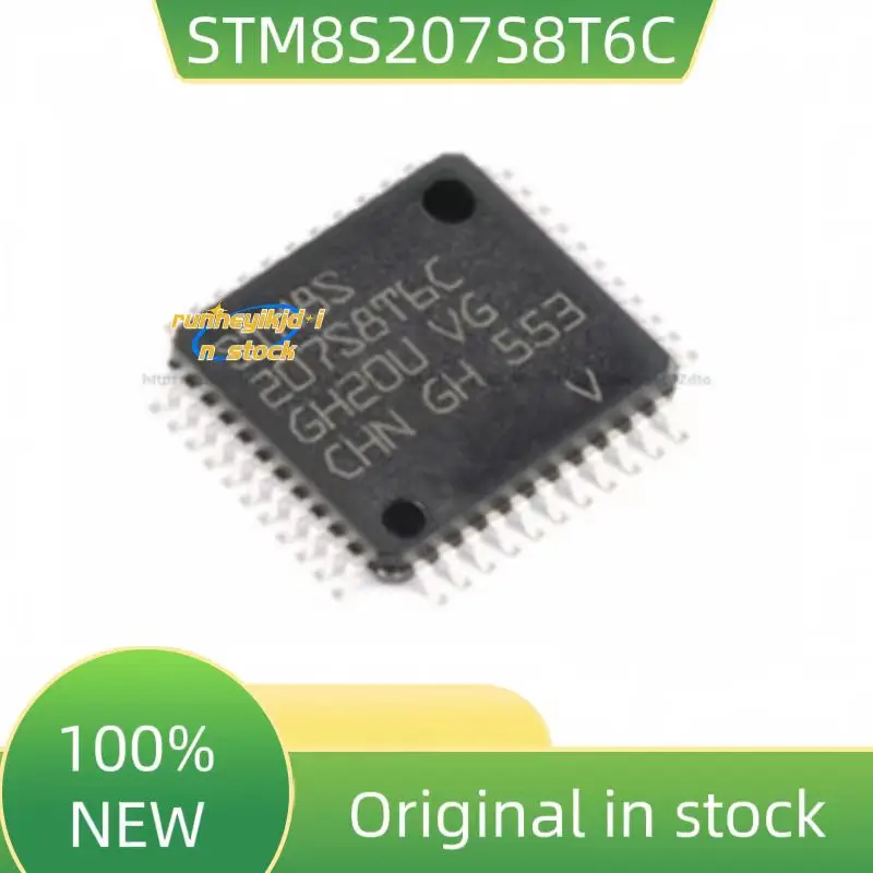 5pcs/lot New Original STM8S207S8T6C  QFP44  authentic and new