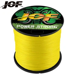 JOF 4 Braided x4 Strands 300M 500M Fly Fishing Line Multifilament Wire Pesca  10-85LB  Carp Sea Saltwater Weave Extreme Japan