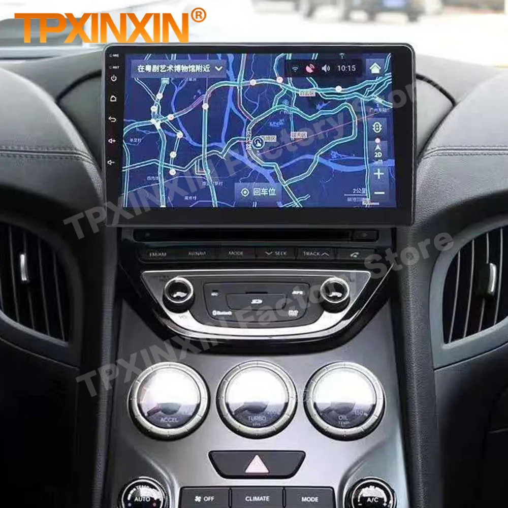 8+256GB Carplay Radio Coche With BT 5.0 Stereo Receiver Android 14 For Hyundai Genesis 2012 Automotive Multimedia GPS Player