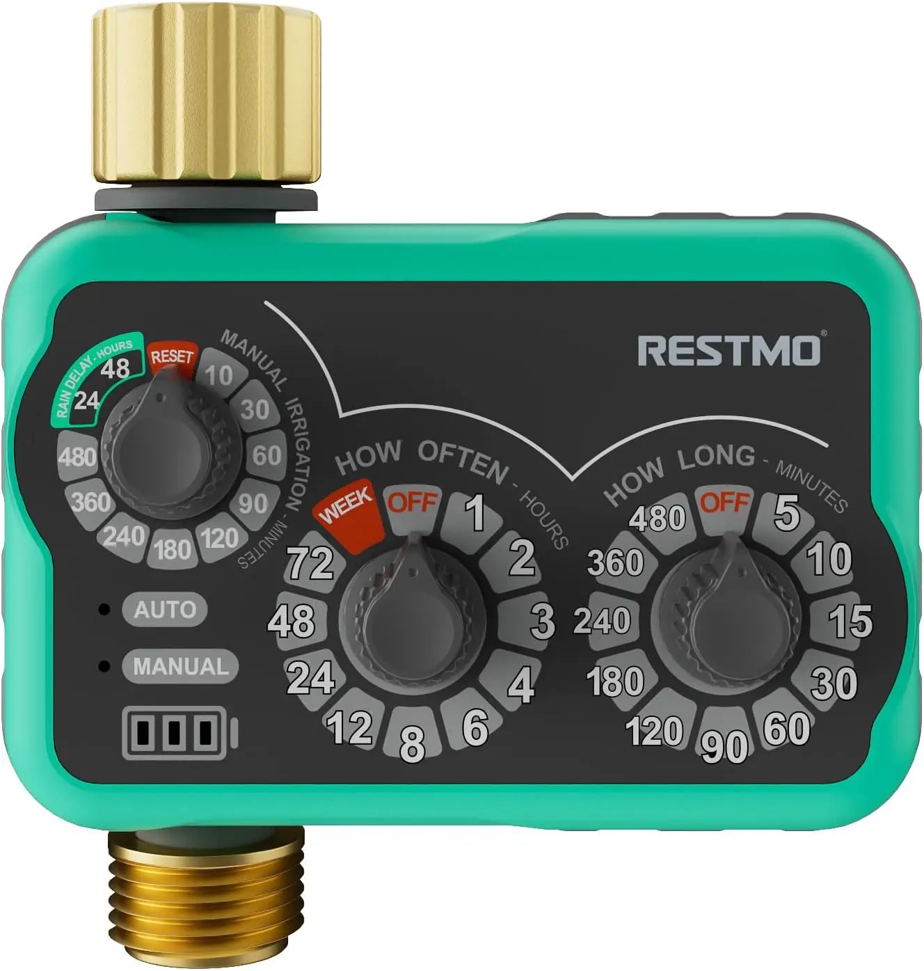 3-Dial Analog Sprin…