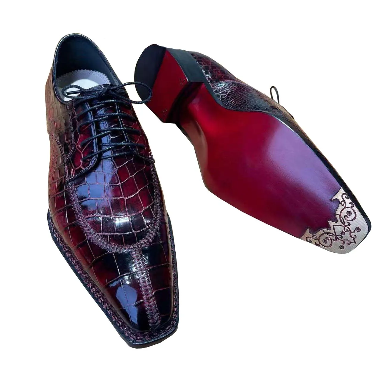 

shechipingzhuanggui мужская формальная обувь мужская обувь из крокодиловой кожи