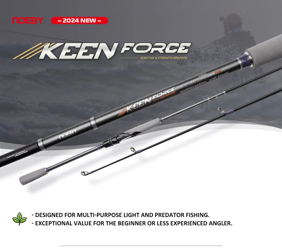 NOEBY Keen Force spinning rod lifestyle shot