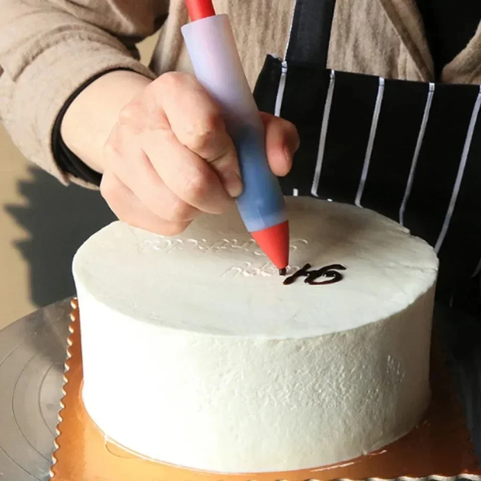 Backen Werkzeuge Food Grade Silikon Schokolade Squeeze Sauce Schreiben Dekorieren Stift Kuchen Schreiben Stift G Melken Stift