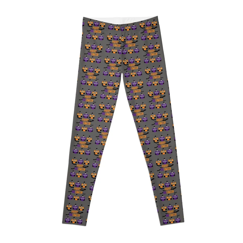 

Happy OWLLOWEEN Leggings Clothing fitness Women's pants Womens Leggings