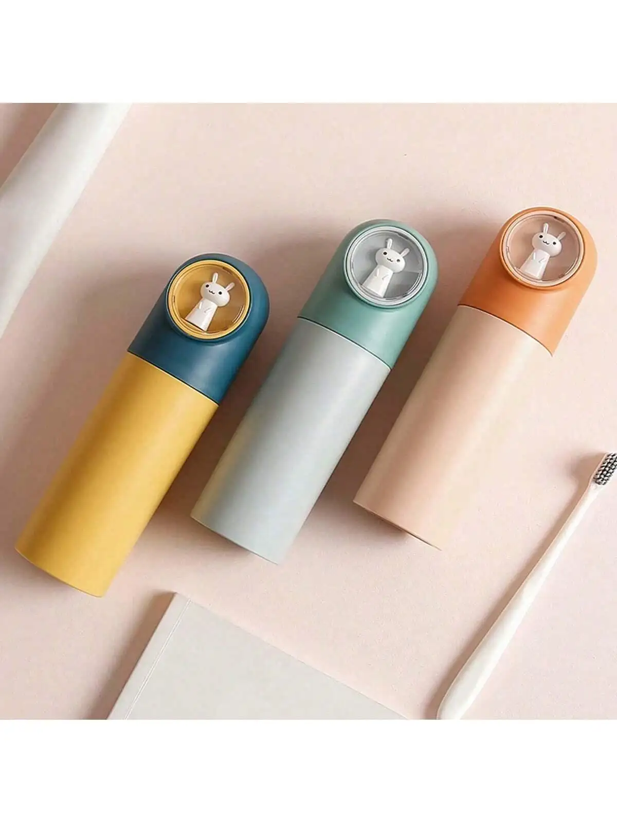 1pc Portable Toothbrush Box,Travel Toothbrush Case With Cover, Portable Toothbrush Holder For Home And Travel
