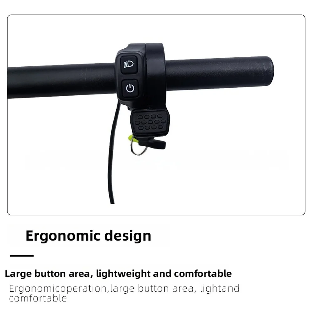 

1pcs Speed Regulator Electric Scooter With Paddle Shifters, Thumb Throttle Speed Controller Throttle Ignition Switch PC ABS TPR