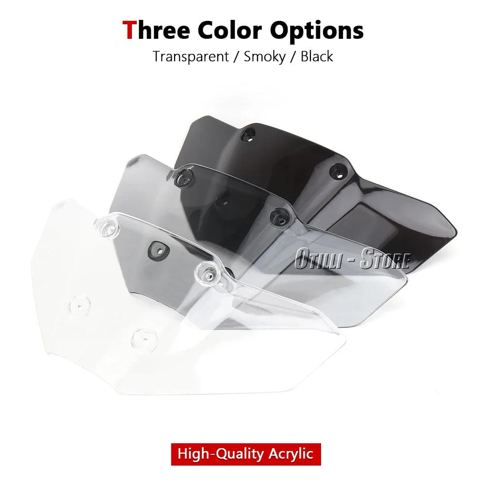 Motorcycle Windshield Windscreen Accessoris Windproof Wind Screen For YAMAHA MT 09 MT-09 SP MT09 2024 2025