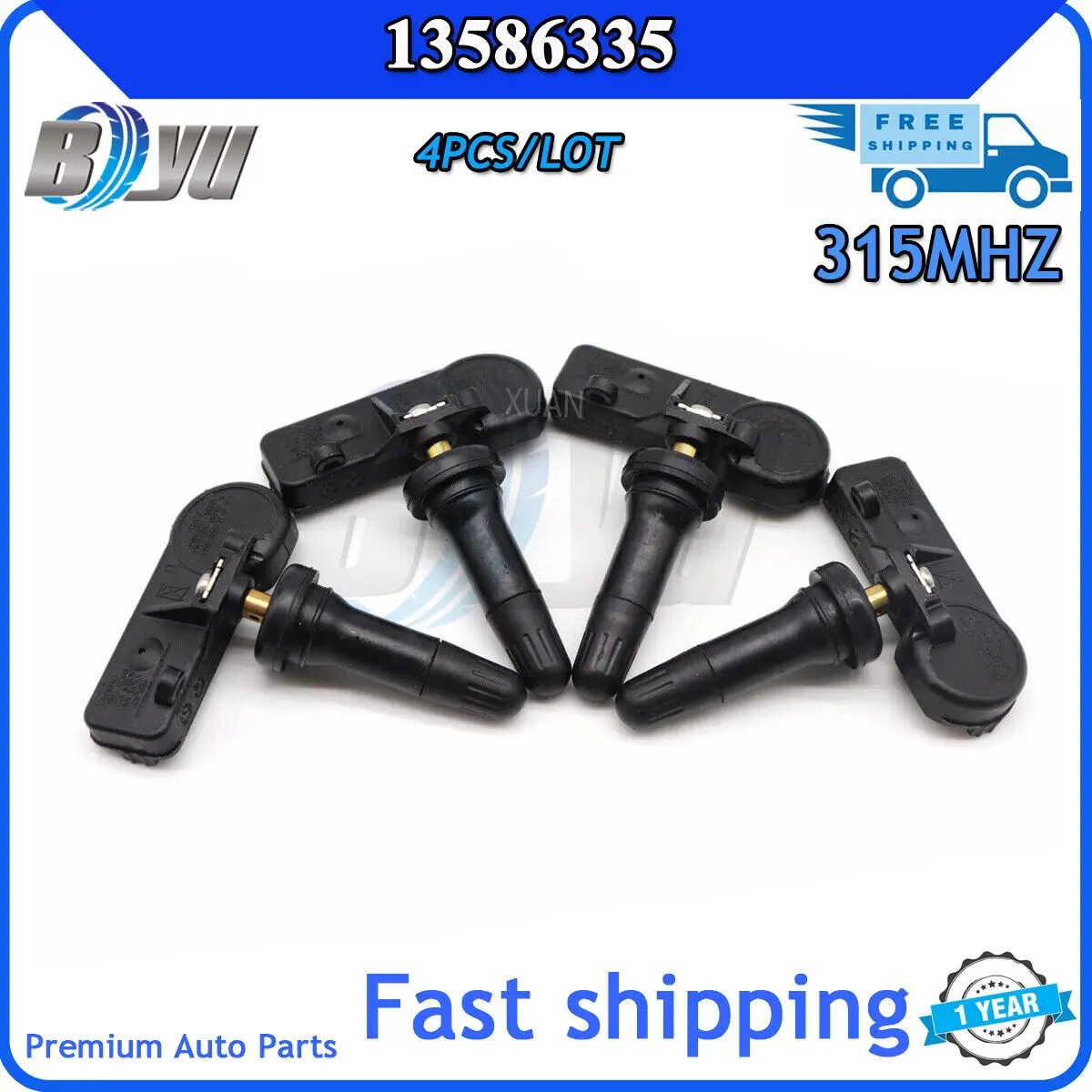 

NEW 13586335 TPMS Sensor Tire Air Pressure Monitor Sensor System For Chevrolet Tahoe Traverse GMC Acadia 07-17 315Mhz 13516164