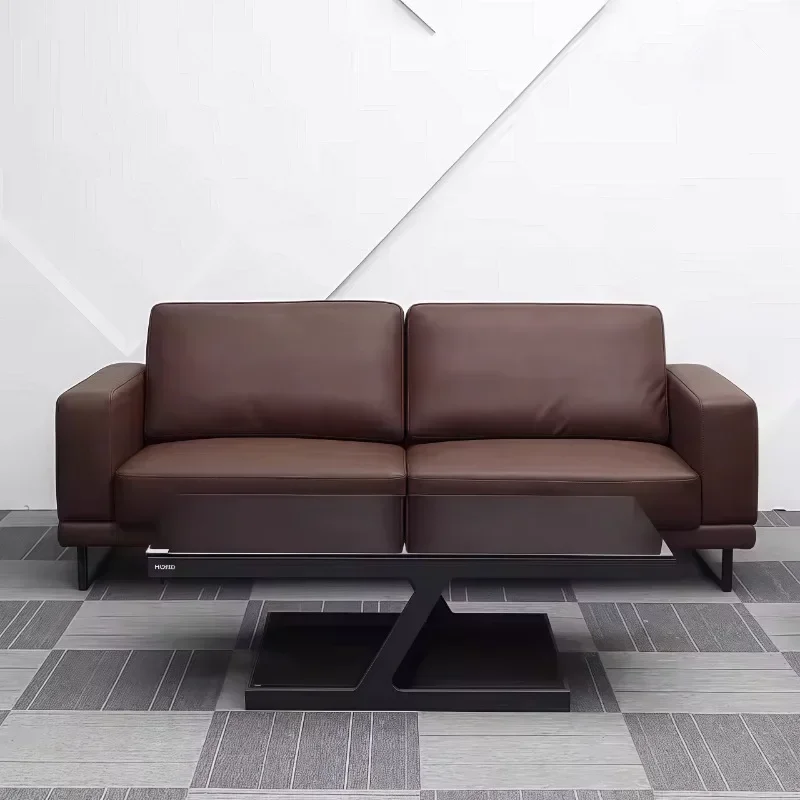 الأثاث في عبوة مفرغة، أرائك خشبية صلبة عالية الظهر من Frencg، أريكة تدفق بنية، منظمة مكتب، رمادي مقطعي #2