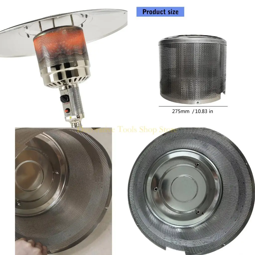 

QX2E Corrosion Proof Burners Grate Accessory For Backyard Heaters Maintenance