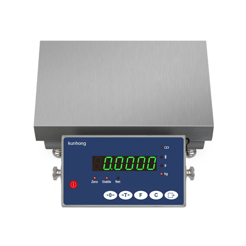 

HTW-B1-H High Precision Digital Platform Scale Stainless Steel LED Indicator 10-35KG Table Weighing Scale