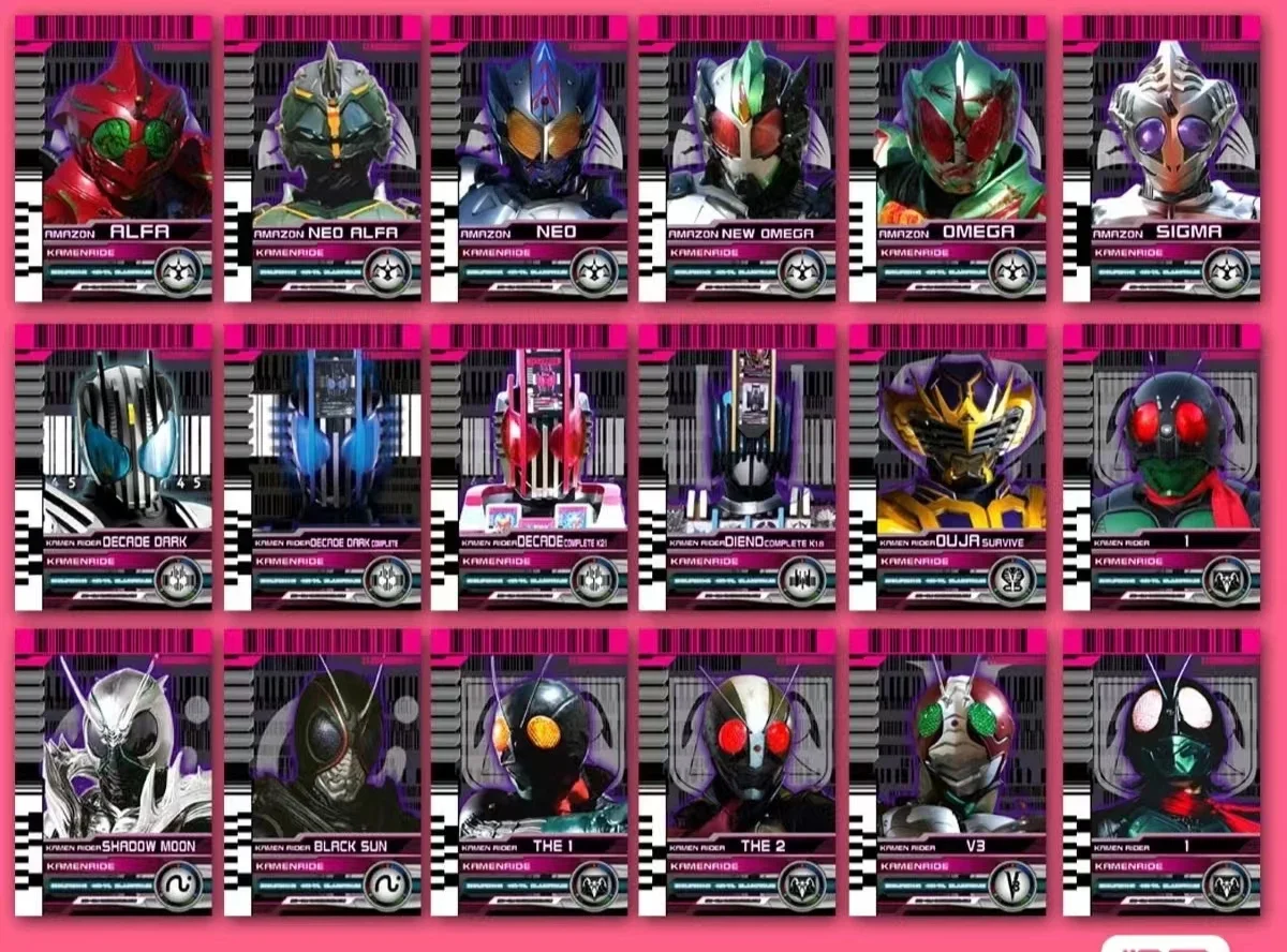 Kamen Rider Decade Emperor Riding Haidong Dx Magenta New Decade Card Old Decade Card Full Set of Emperor Riding Card