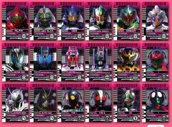 Kamen Rider Decade Emperor Riding Haidong Dx Magenta New deeper Card Old deeper Card Set completo di carte da equitazione imperatore