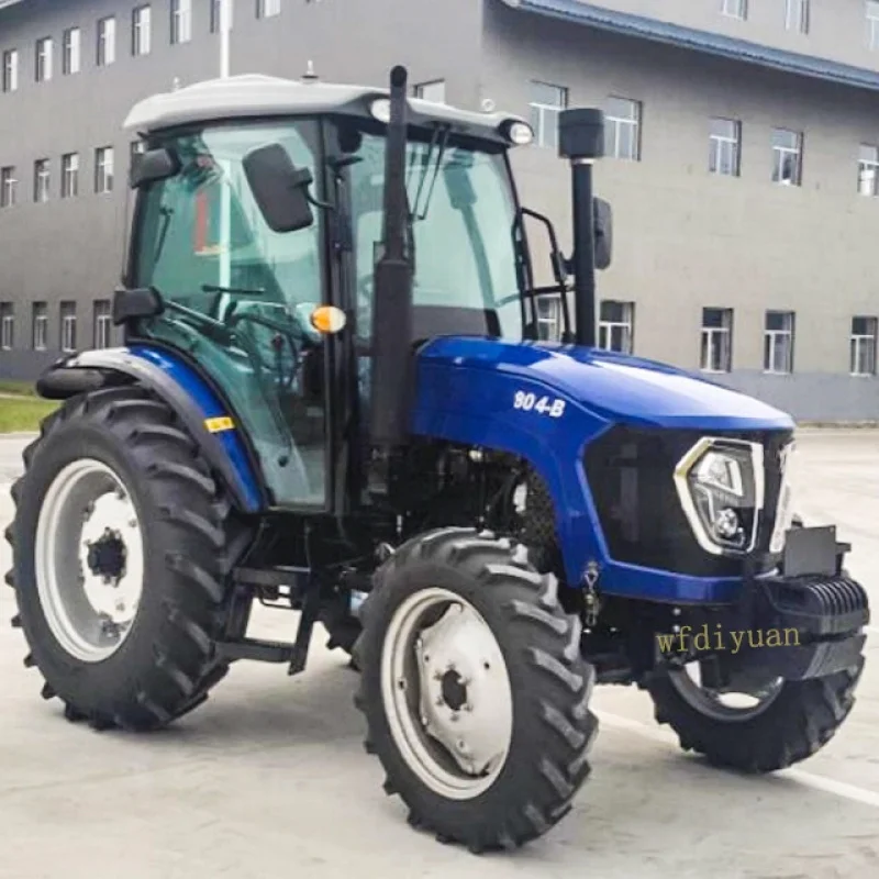 Diyuan-農業用トラクター,4wd 4x4,100hp,新製品2023