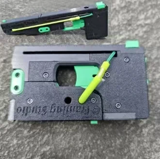 3D Printed Plastic Reinforced Version Foldable Self-defense Hunting Tool Multifunctional Outdoor Portable EDC Toy Tool