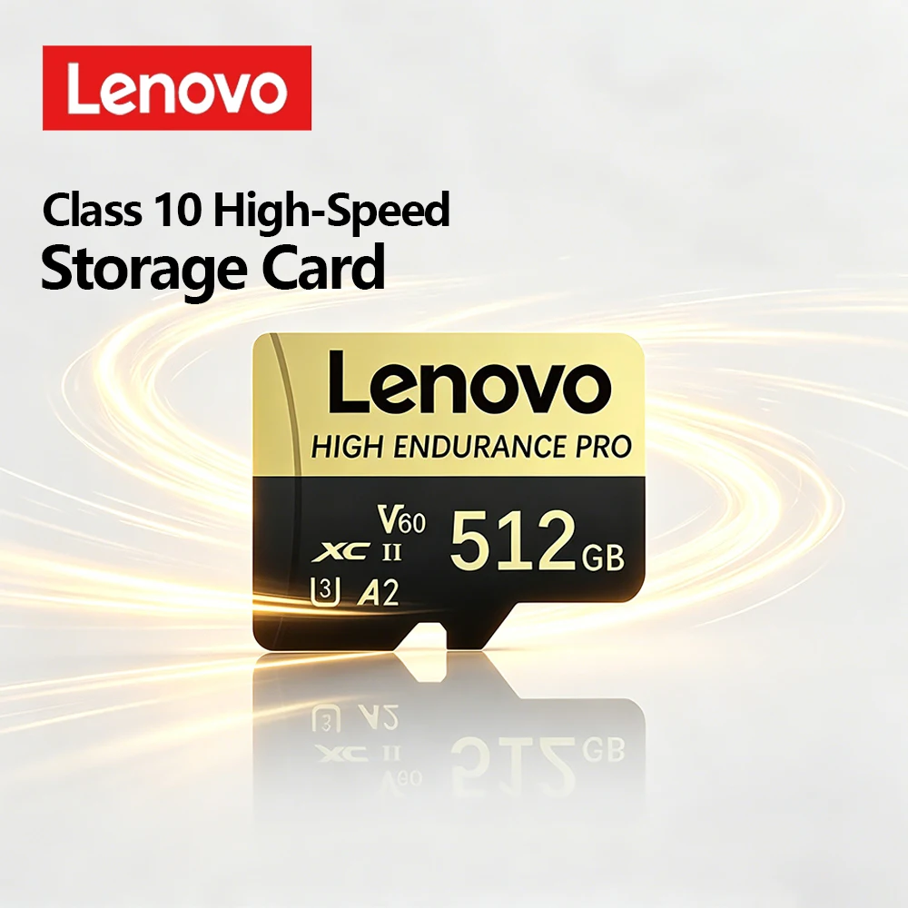 Original Lenovo SD Memory Card 128GB 256GB 512GB Extreme Speed Flash Micro TF SD Card Memoria SD Micro For Nintendo Tablet Drone