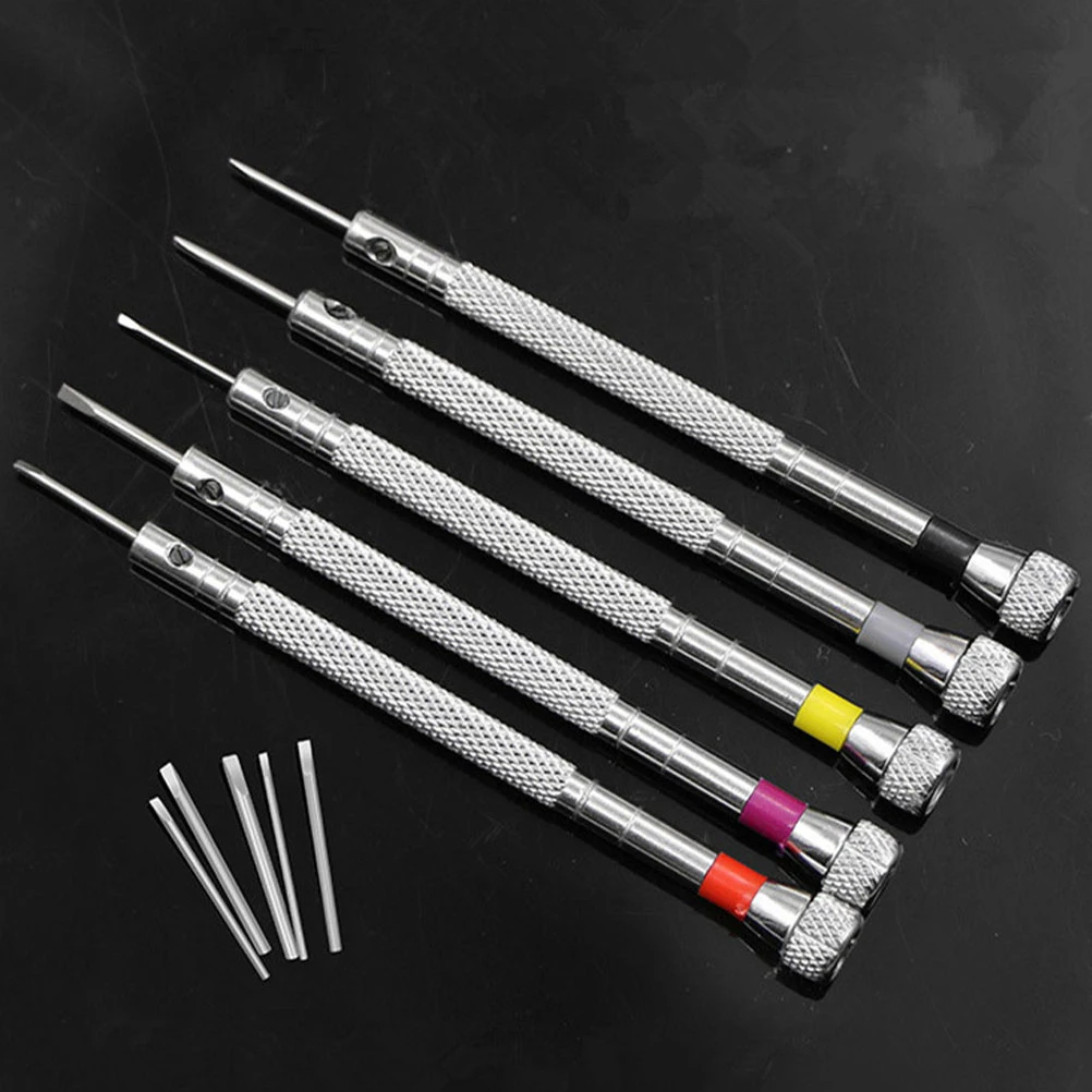 

8 Sets Screwdriver Kit Steel Repair Tools Durable Compact Portable Long Lasting Anti Slip H Cross Small Flat Head