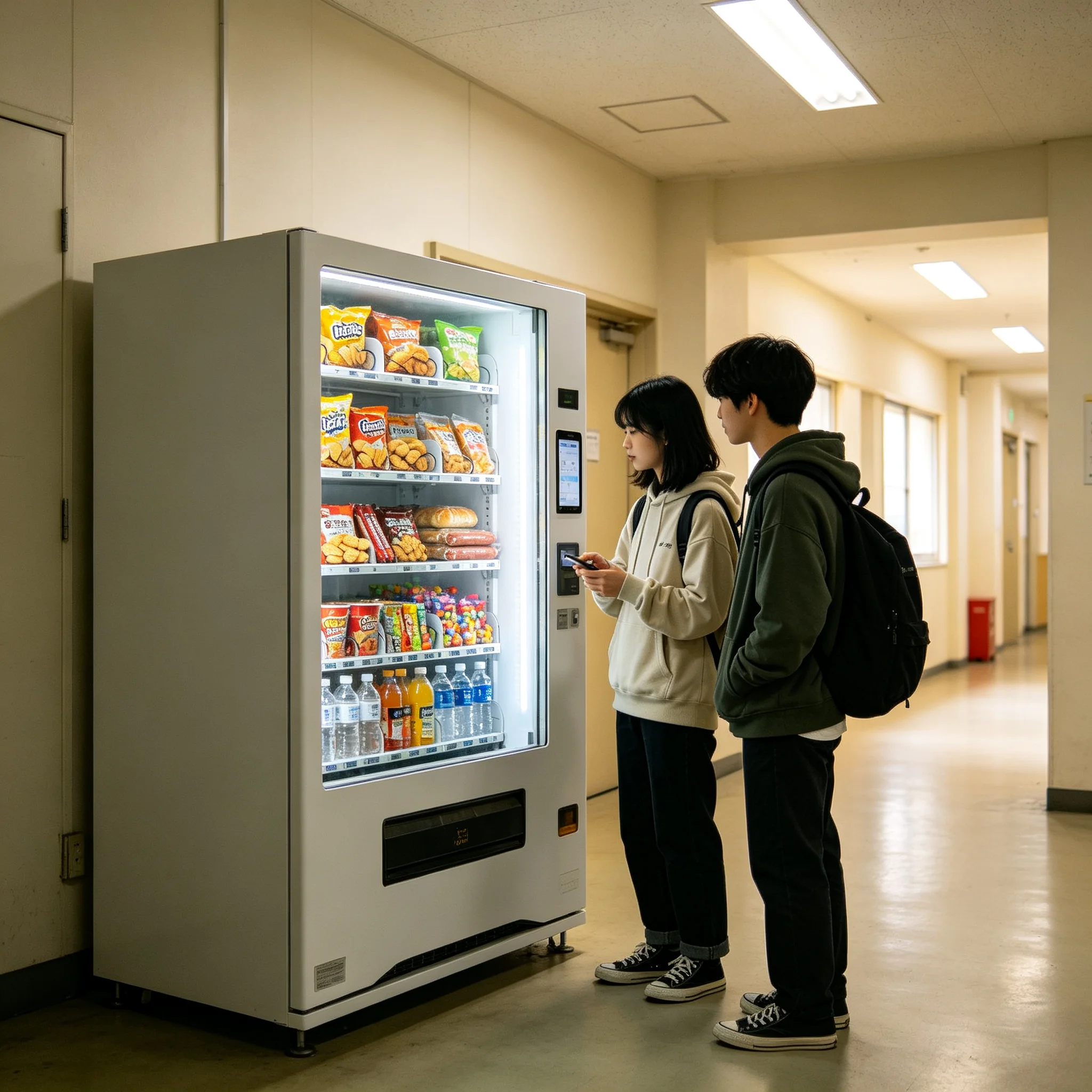 QR Code Open Door Vending Machine Community Vending Machine Supports Smart Inventory Monitoring
