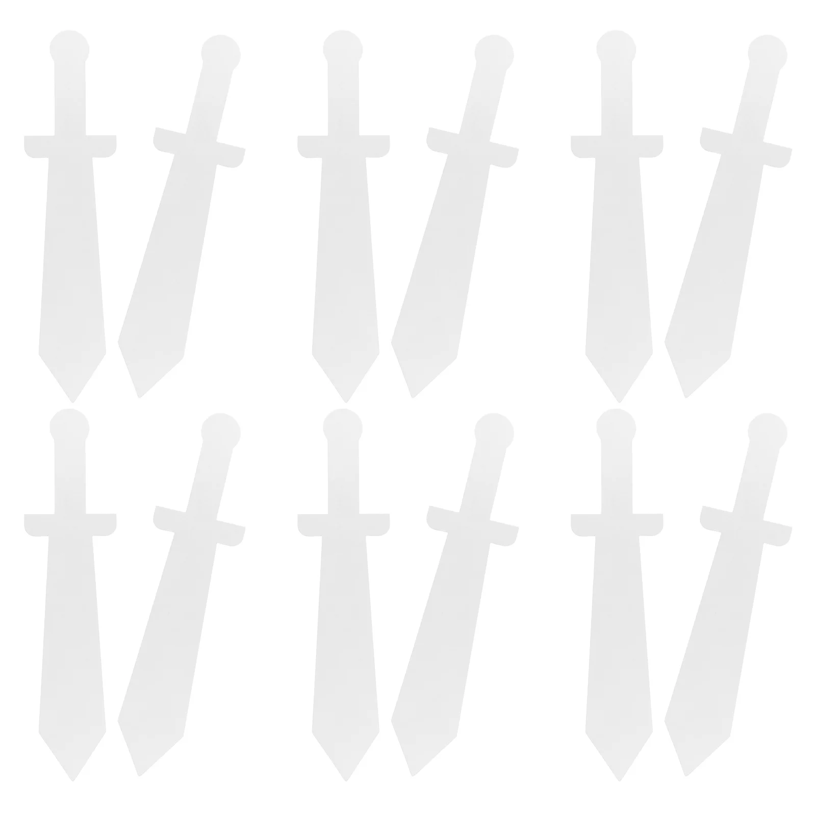 12pcs Kids Graffiti Creative Diy Lightweight Shield For Pretend Play Party Decoration Halloween Samurai Knight Prop