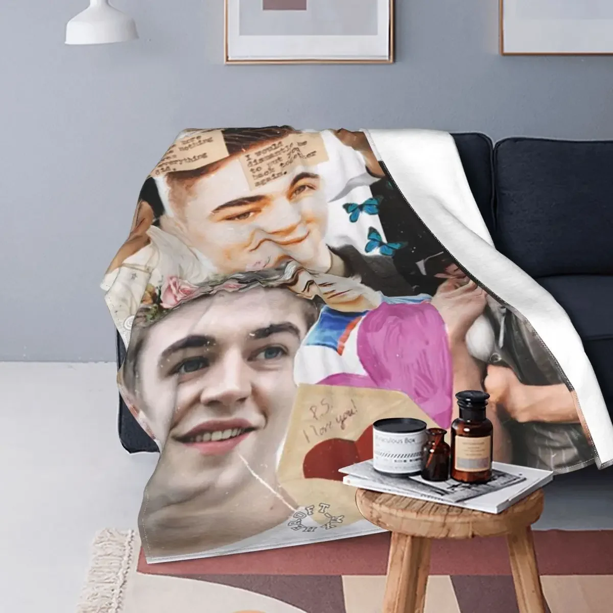 

Plaid Hardin Scott Babe Blanket Sofa Cover Fleece Spring/Autumn Popular Breathable Soft Babe Carpets For Home Office Bedspreads