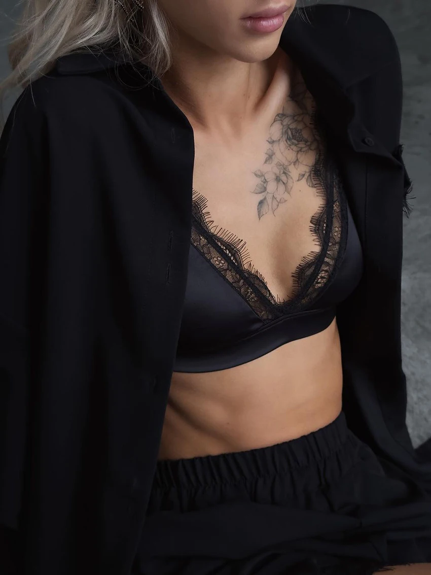 Marthaqiqi Casual Ladies Sleepwear Suit Turn-Down Collar Nightwear Long Sleeve Nightgowns Lace Shorts Loose Home Clothes Women's