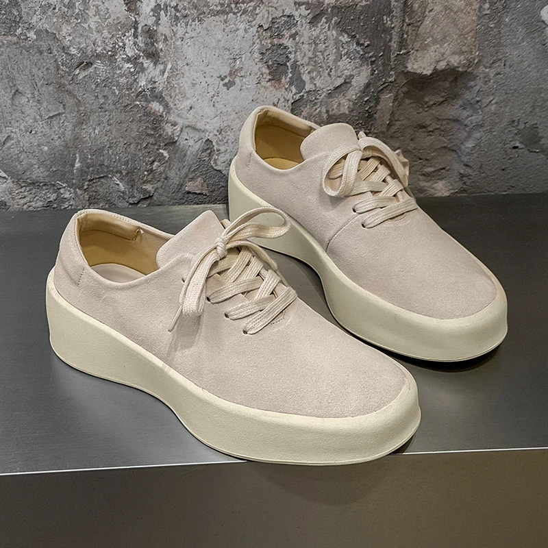 

New Arrival Men's Casual Shoes Comfortable Walking Shoes Classic Comfy Business Footwear Suede Leather Tenis Masculino Sneakers