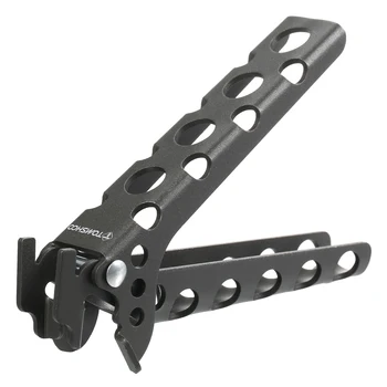 Tomshoo Aluminium Pot Klem Pan Handler Pot Lifter Koken Grijper Pot Anti-Hot Clip Houder Klem Camping Kookgerei Schotel houder