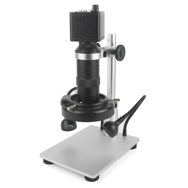 

Professional Digital Video Microscope Set HD VGA Industrial Microscope Camera+130X C mount lens for mobile phone repair