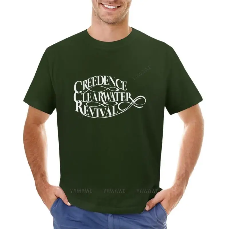 

2025 new model Creedence clearwater revival T-Shirt Oversized t-shirtshirts men clothing male o-neck tshirt