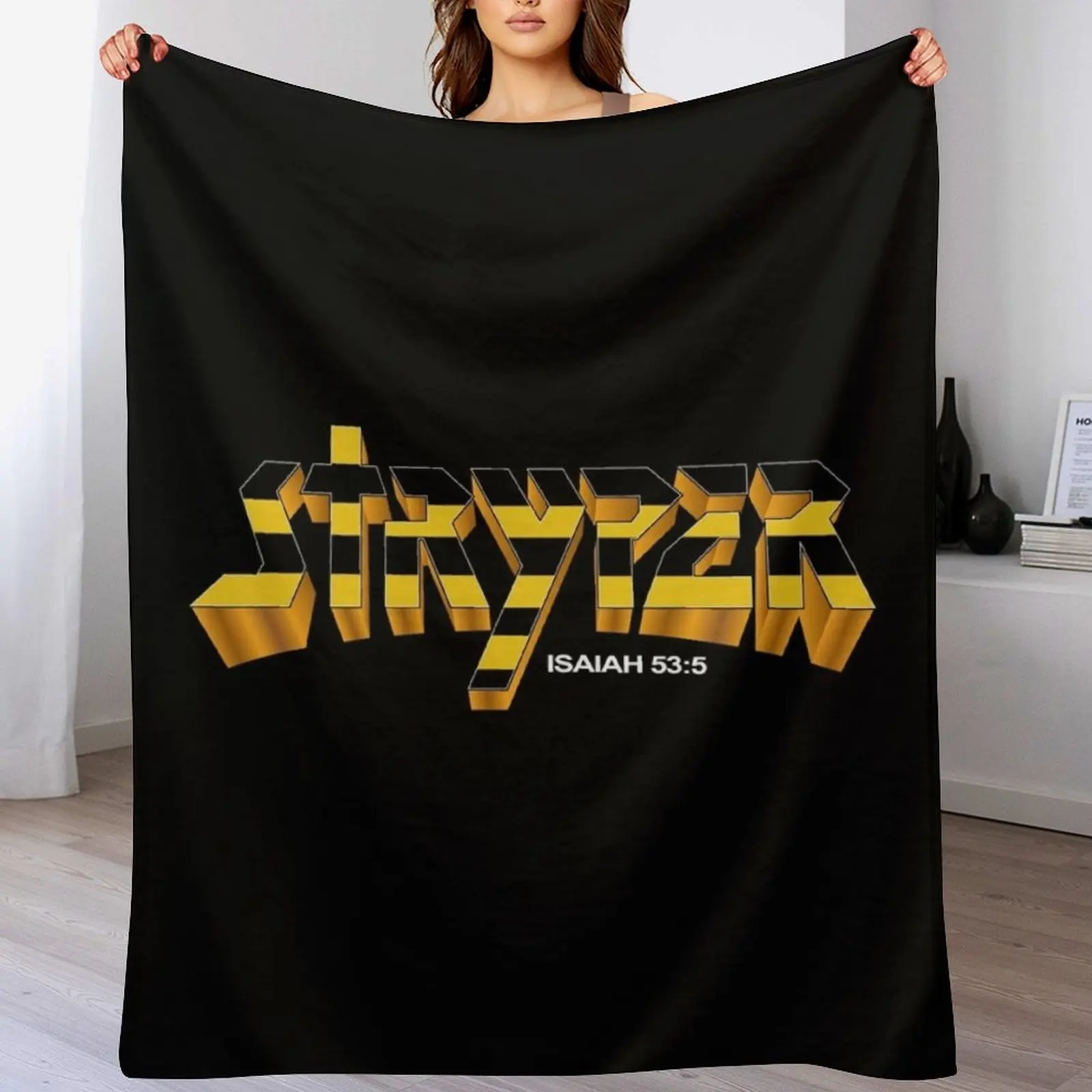 

Stryper - Logo Throw Blanket Beach Thermal Quilt Summer Blankets