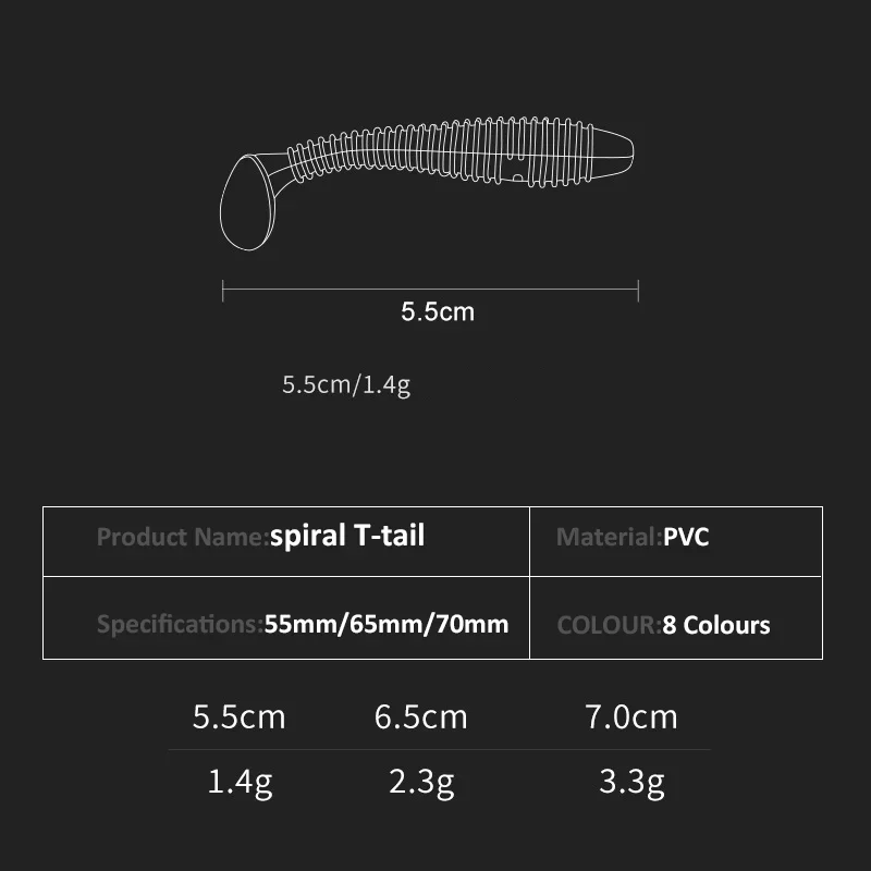 Cebo swimbait de silicona 55-70mm – Señuelos para jigging - imagen 4