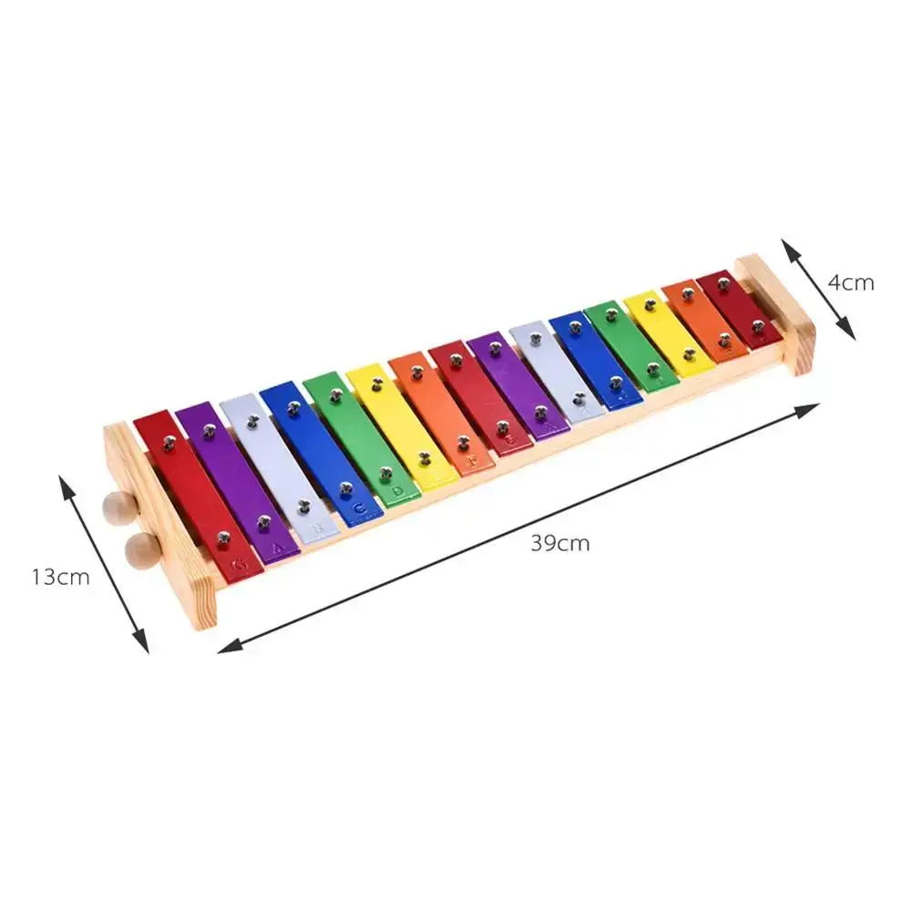 15-Noten-Holz-Xylophon, Percussion-Musikinstrument, pädagogisches Kinderspielzeug, Kleinkind, frühe Bildung, Kognition, Lernspielzeug