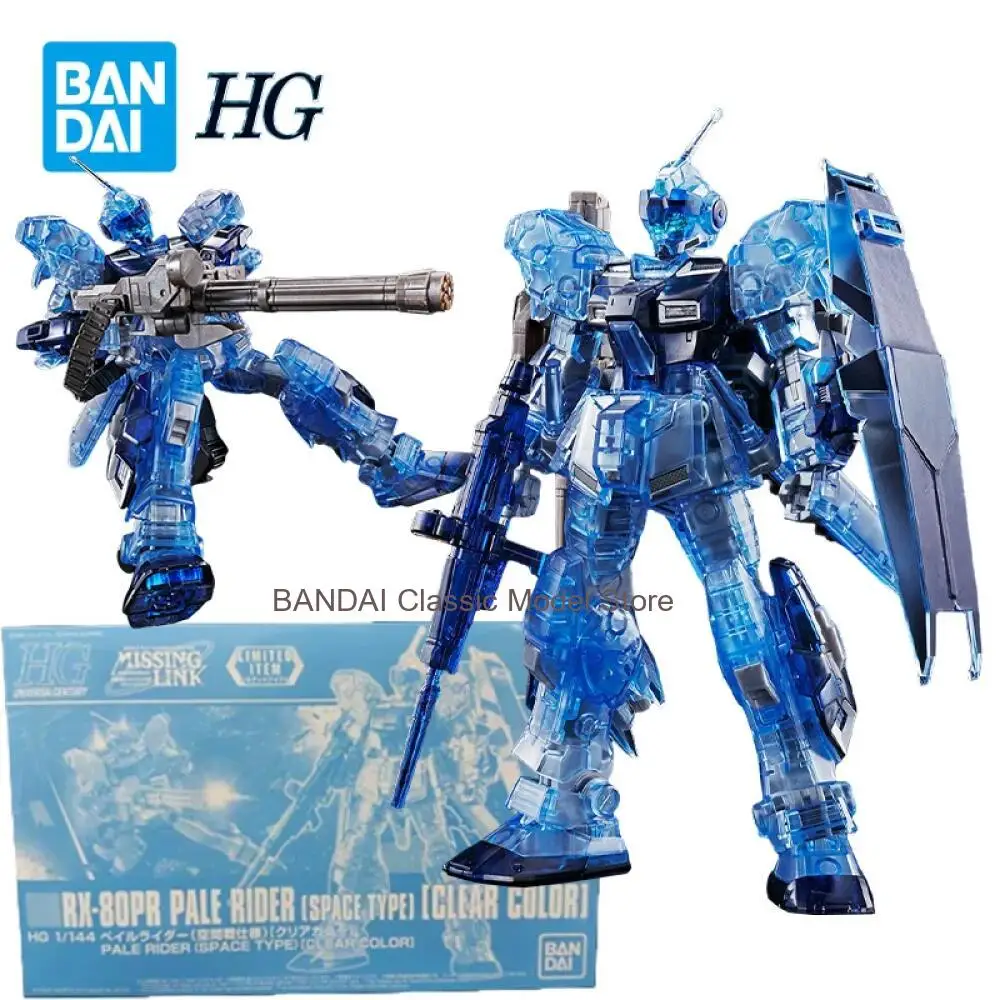 

Конструктор Bandai HG 1/144 RX-80PR Pale Rider Space Type Clear Color: Аниме-модель для сборки, игрушка, подарок